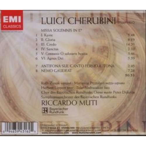 Erato/Warner Classics Cherubini: Missa Solemnis In E