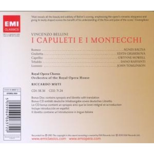 Erato/Warner Classics I Capuleti Ed I Montecchi