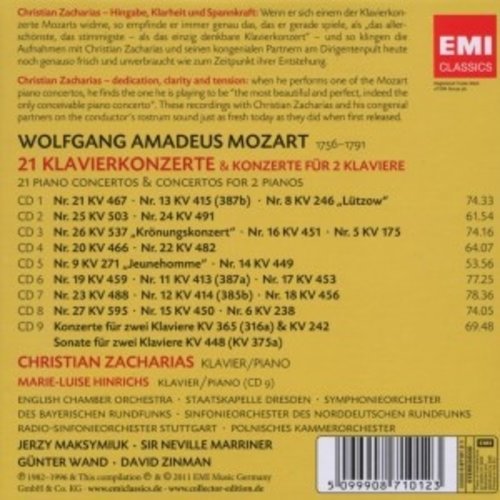 Mozart: 21 Klavierkonzerte / K
