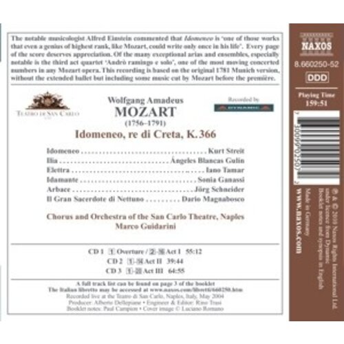 Naxos Mozart: Idomeneo