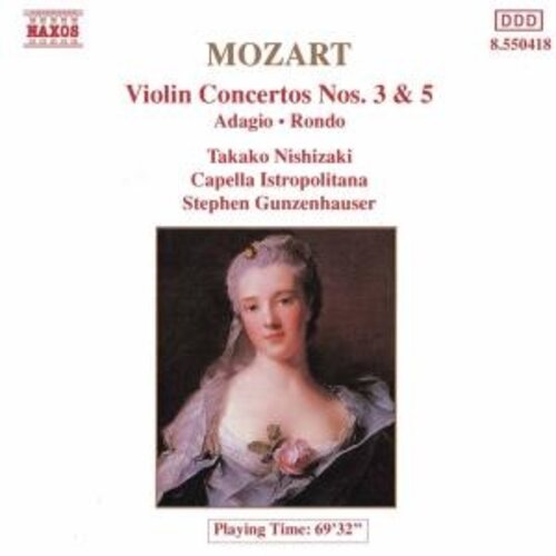 Naxos Mozart: Violin Concertos 3 & 5