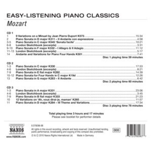 Naxos Easy-Listening Piano Mozart