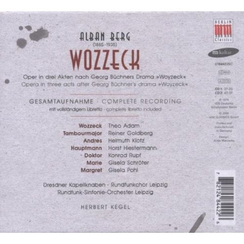 Berlin Classics Berg: Wozzeck (Gesamtaufnahme)