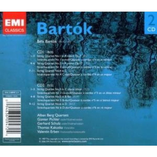 Erato/Warner Classics Bartok: String Quartets 1-6