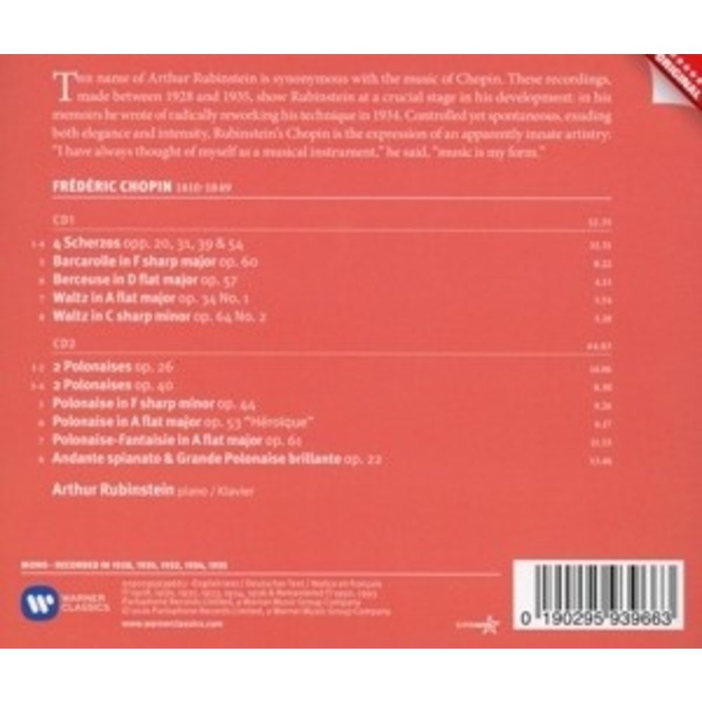 Erato/Warner Classics Scherzos & Polonaises