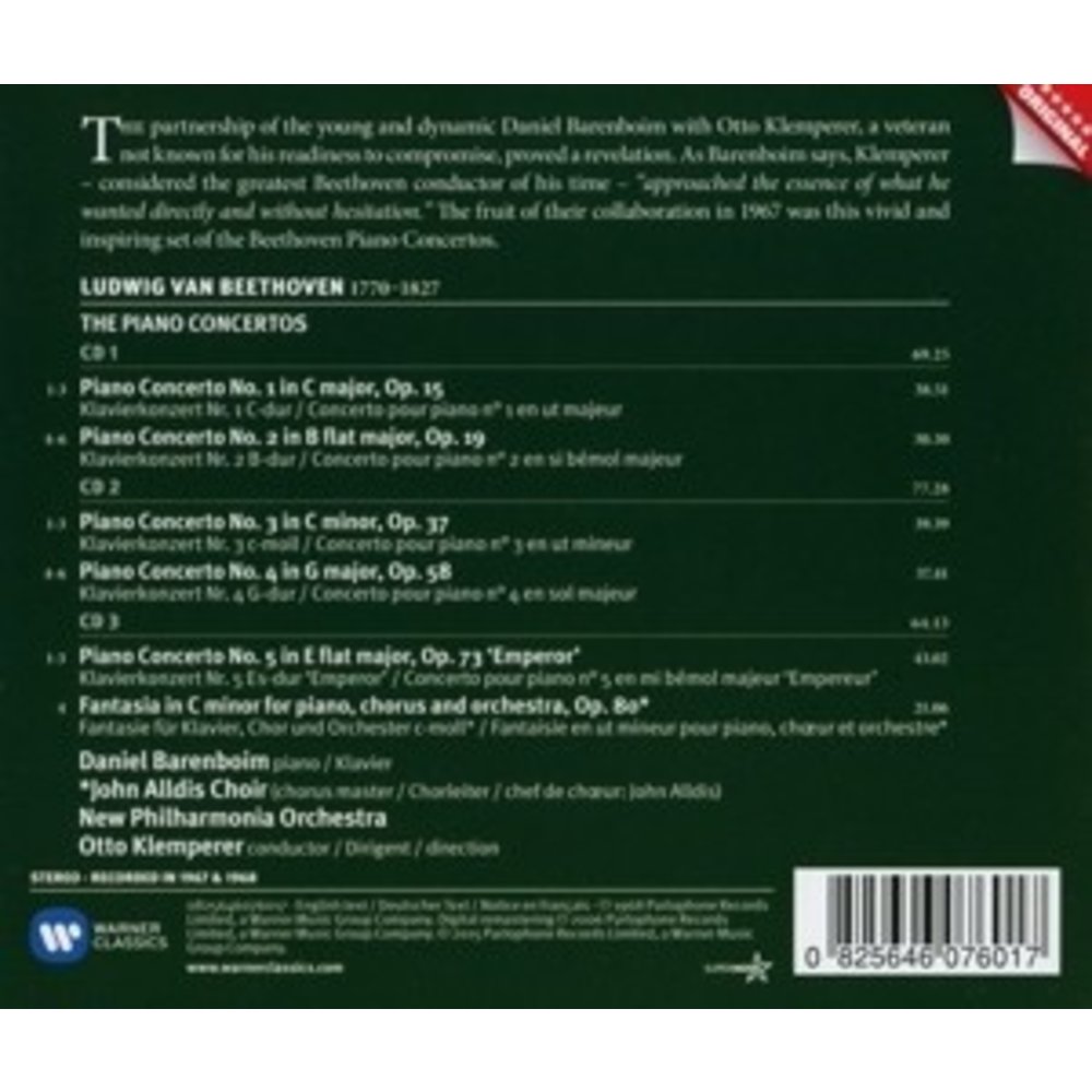 Erato/Warner Classics Complete Piano Concertos