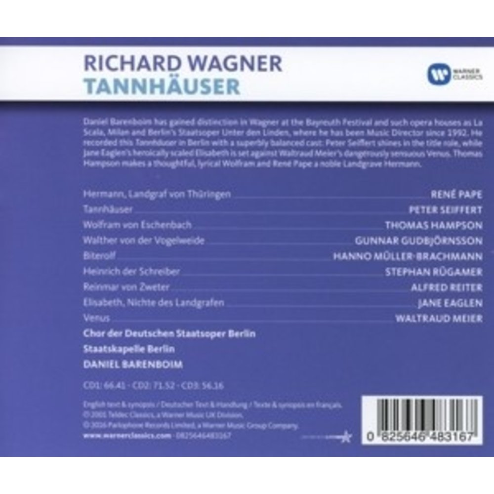 Erato/Warner Classics Wagner : Tannh