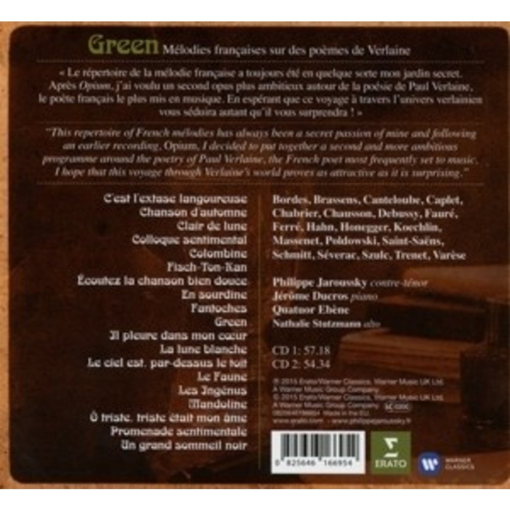 Erato/Warner Classics Green (Deluxe)