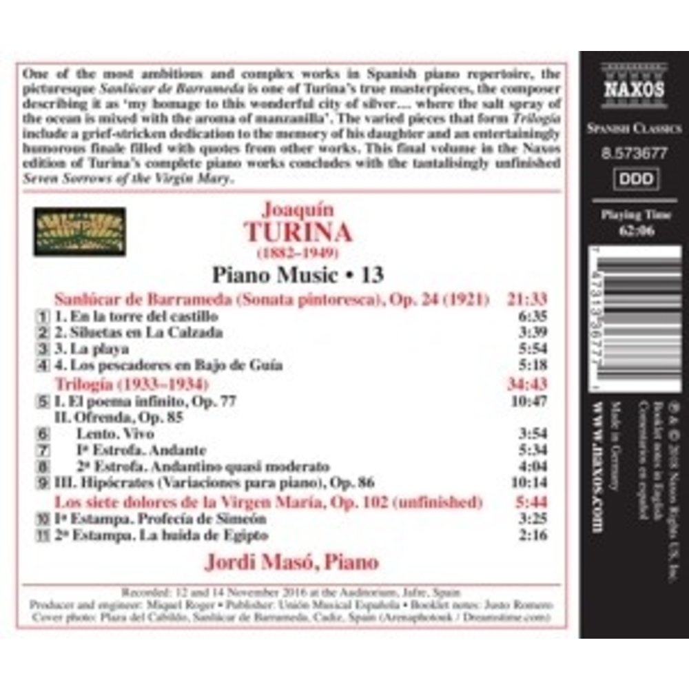 Naxos Piano Music, Vol. 13 - Sanlucar De