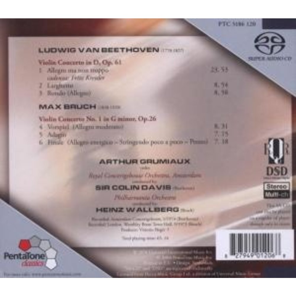 Pentatone BEETHOVEN/BRUCH: Violin Concerto Op.61, Op