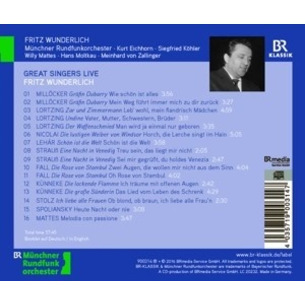BR-Klassik Fritz Wunderlich