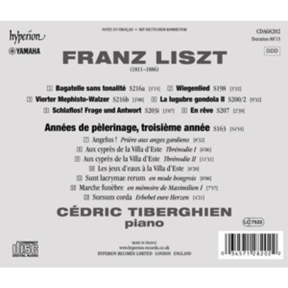 Hyperion Annees De Pelerinage Troisieme Anne