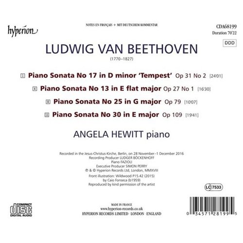Hyperion Piano Sonatas Opp 27/1 31/2 79 & 10
