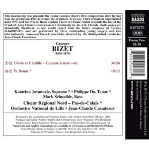 Naxos Bizet: Clovis Et Clothilde