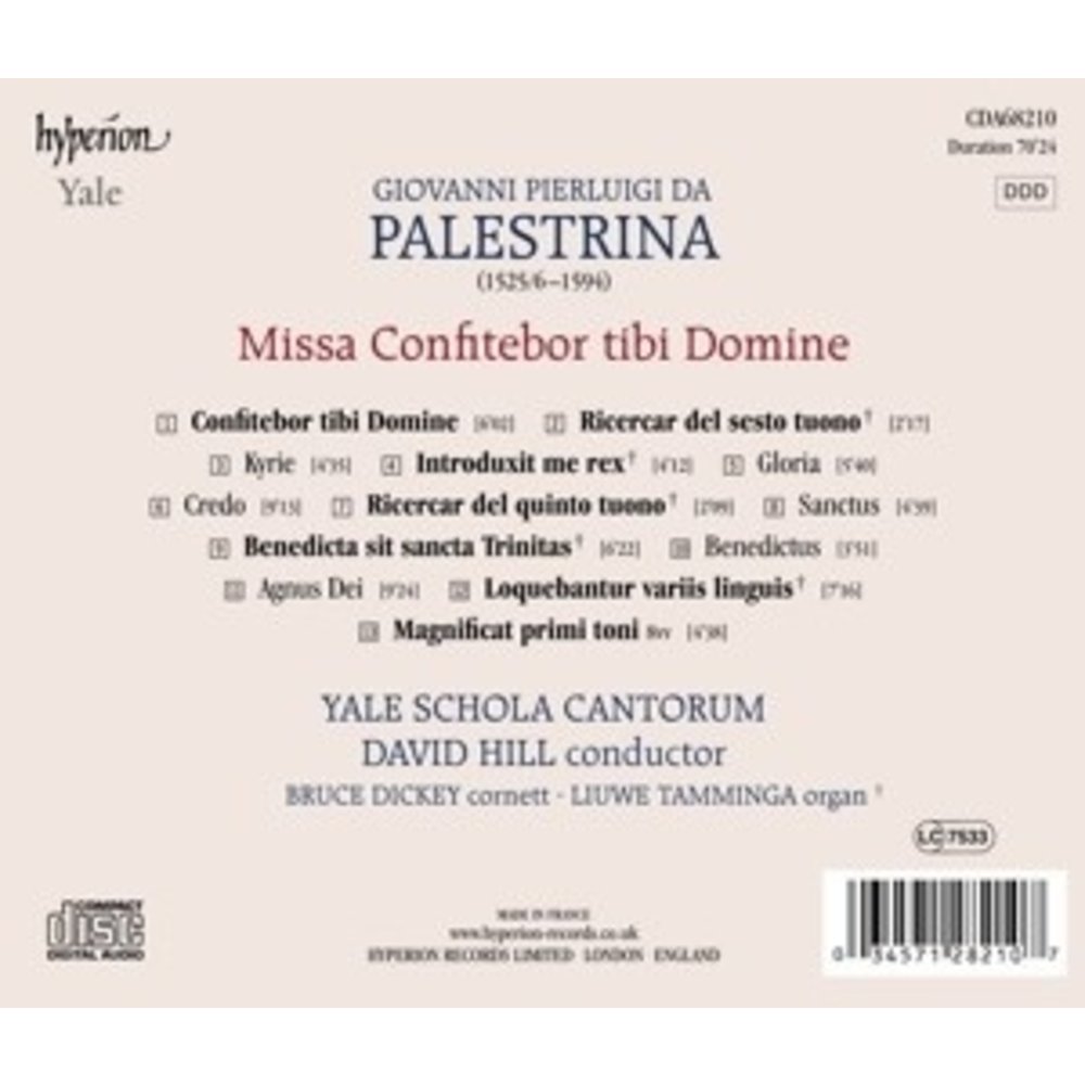 Hyperion Missa Confitebor Tibi Domine