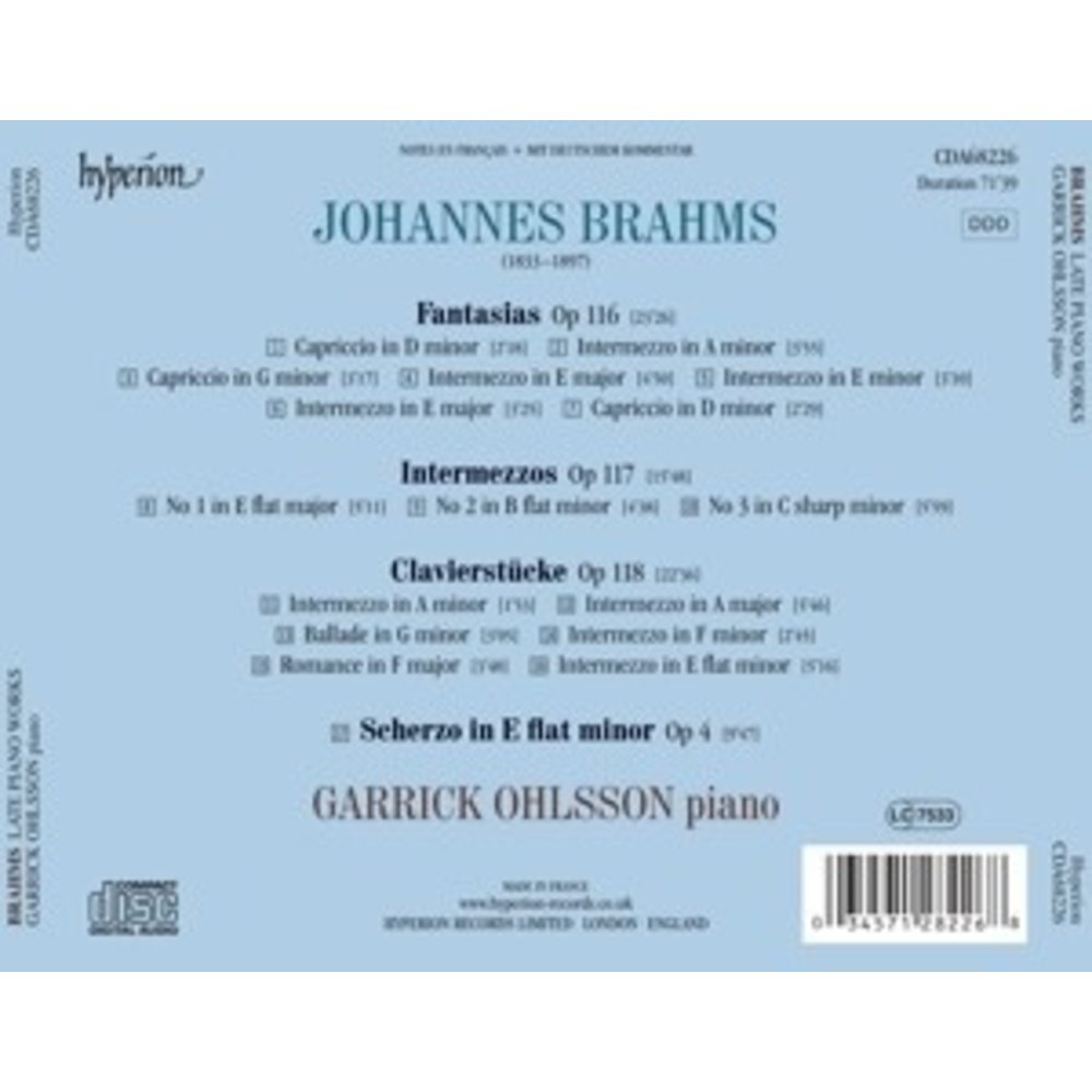 Hyperion The Late Piano Works