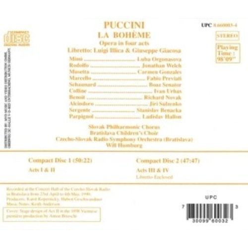 Naxos Puccini: La Boheme