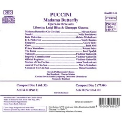 Naxos Puccini: Madame Butterfly