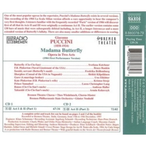 Naxos Puccini: Madama Butterfly