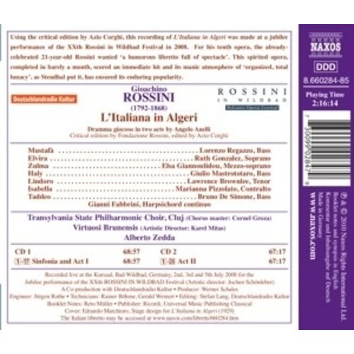 Naxos Rossini: L Italiana In Algeri