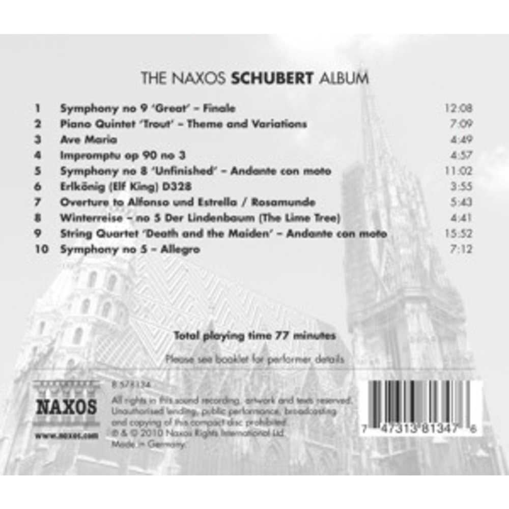 Naxos Naxos Schubert Album