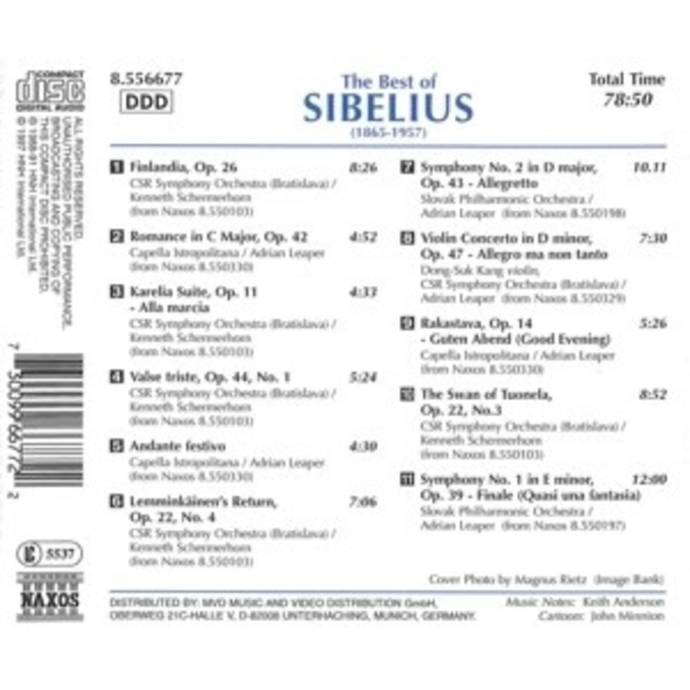 Naxos The Best Of Sibelius