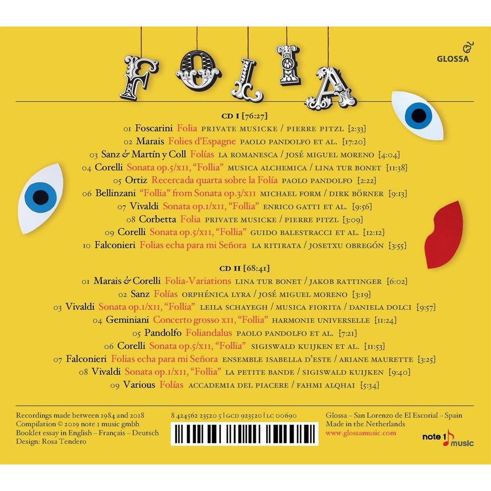 GLOSSA La Folia