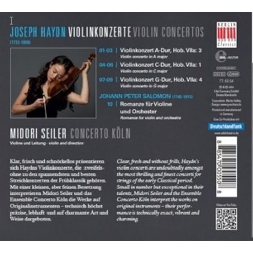 Berlin Classics Haydn: Violin Concertos