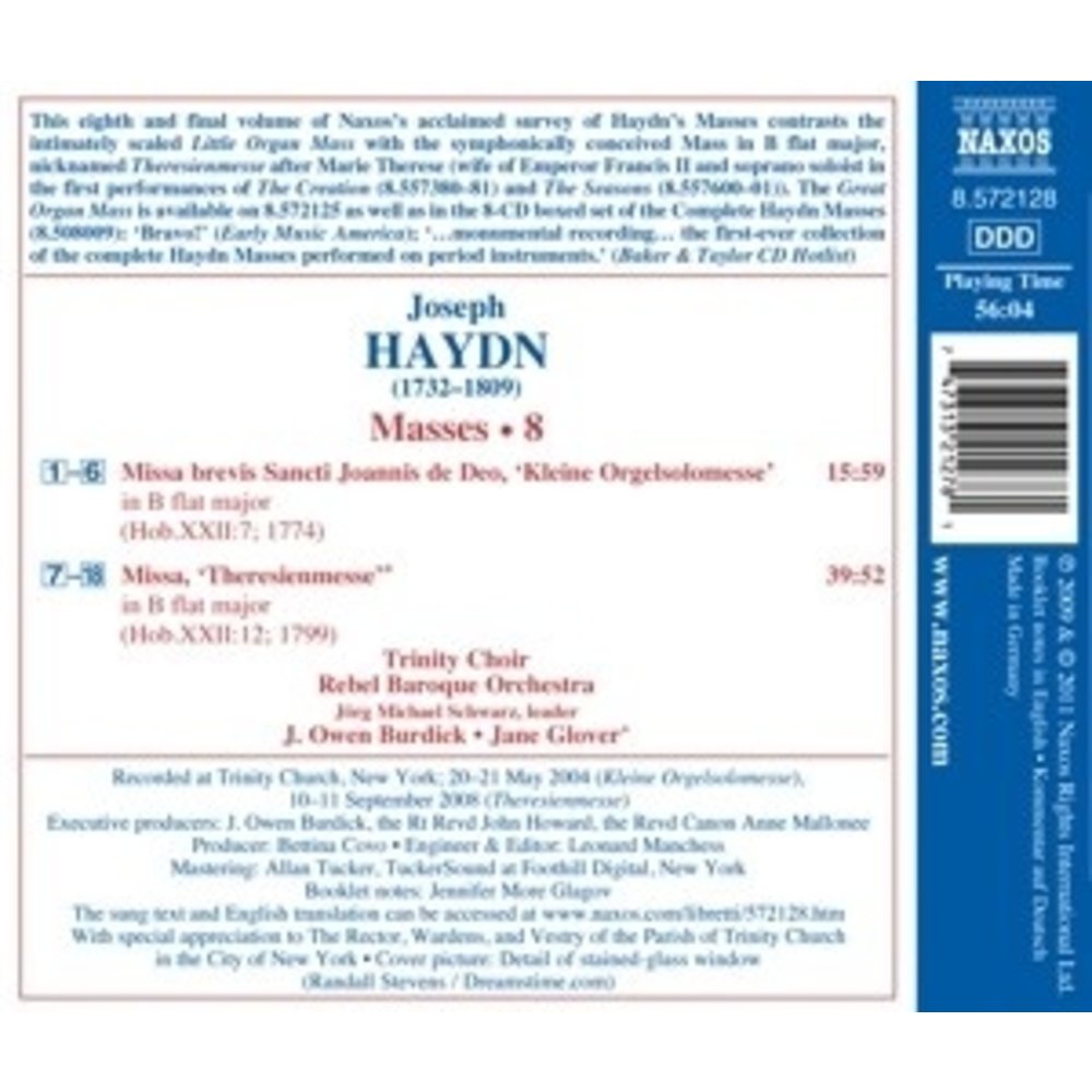 Naxos Haydn: Kl. Orgelsolomesse