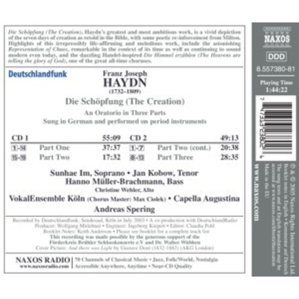 Naxos Haydn: Die Schopfung