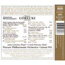 Naxos Gorecki: Concerto-Cantata Naxos Gorecki: Concerto-Cantata