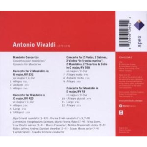 Erato Disques Vivaldi/Concts.for M