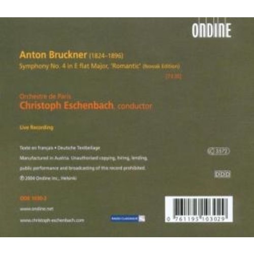 Ondine Bruckner: Symphony No. 4