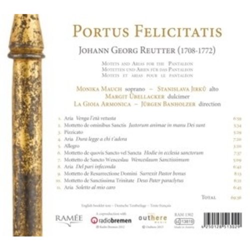 Ramée Portus Felicitatis - Motets And Arias