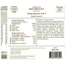 Naxos Beethoven: String Quart. Vol.5