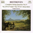 Naxos Beethoven: String Quart. Vol.9