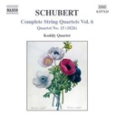 Naxos Schubert:string Quartets Vol.6