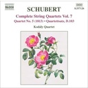 Naxos Schubert: String Quartets Vol.7