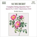 Naxos Schubert: String Quartets Vol.7 Naxos Schubert: String Quartets Vol.7