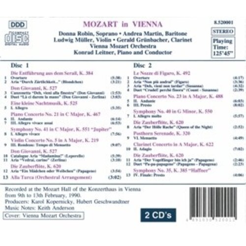 Naxos Mozart In Vienna