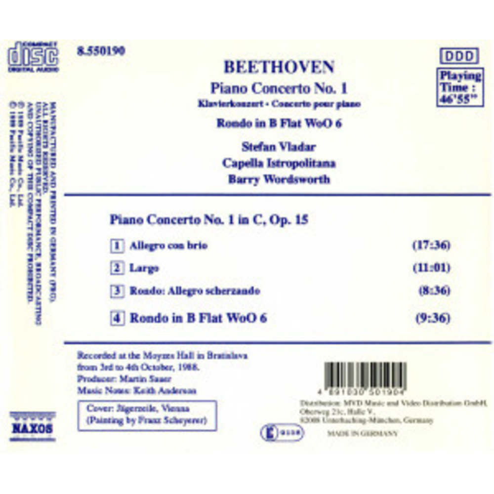Beethoven: Piano Concerto 1