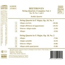 Naxos Beethoven: String 4Tets Vol.1