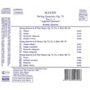 Naxos Haydn: Str. Quartets Op.71,1-3