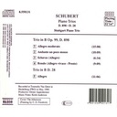 Naxos Schubert: Piano Trios D28&D898