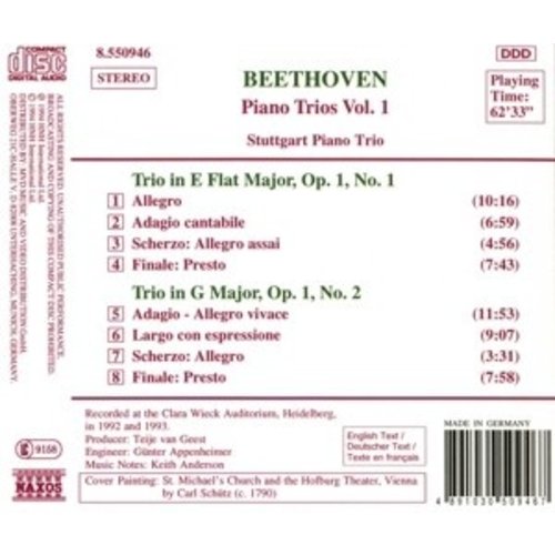 Naxos Beethoven: Piano Trios Vol.1