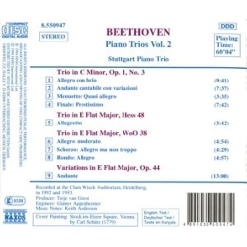 Naxos Beethoven: Piano Trios Vol.2