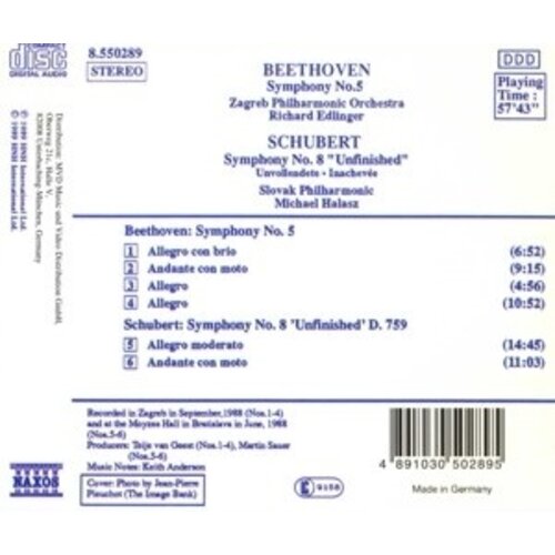 Naxos Beethoven/Schubert: Symph. 5&8