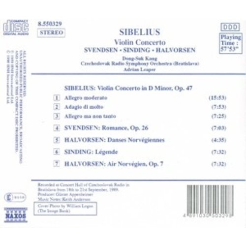 Naxos Sibelius: Violin Concerto Etc.