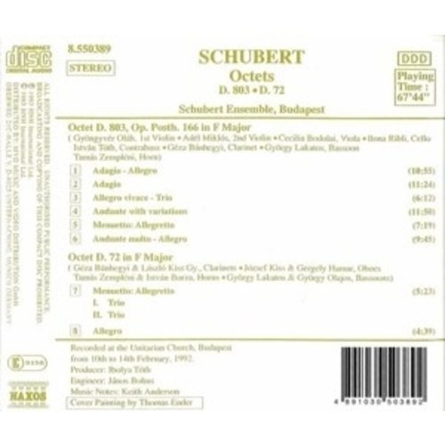Naxos Schubert: Octets D72 & D803