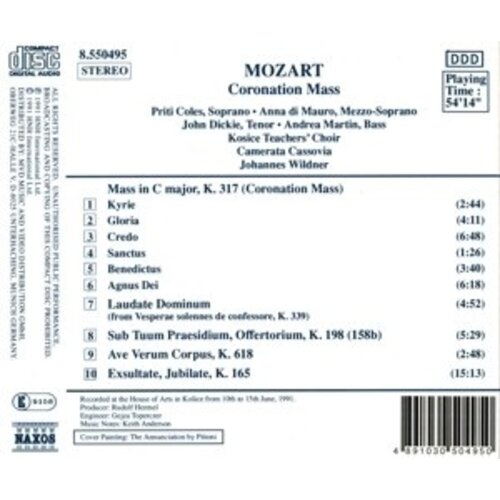 Naxos Mozart: Coronation Mass Etc.